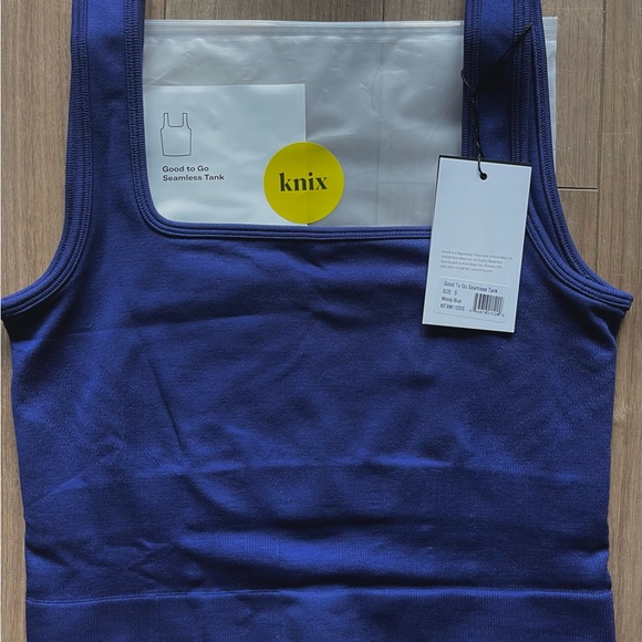 Knix - Seamless Tank - "Good to Go" Style - Moody Blue - Picture 4 of 7